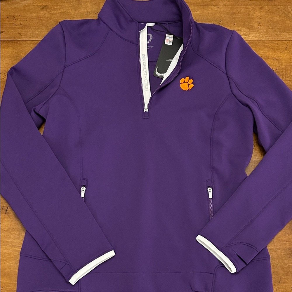 Clemson Zero Restriction Pullover, Nwt - image 1